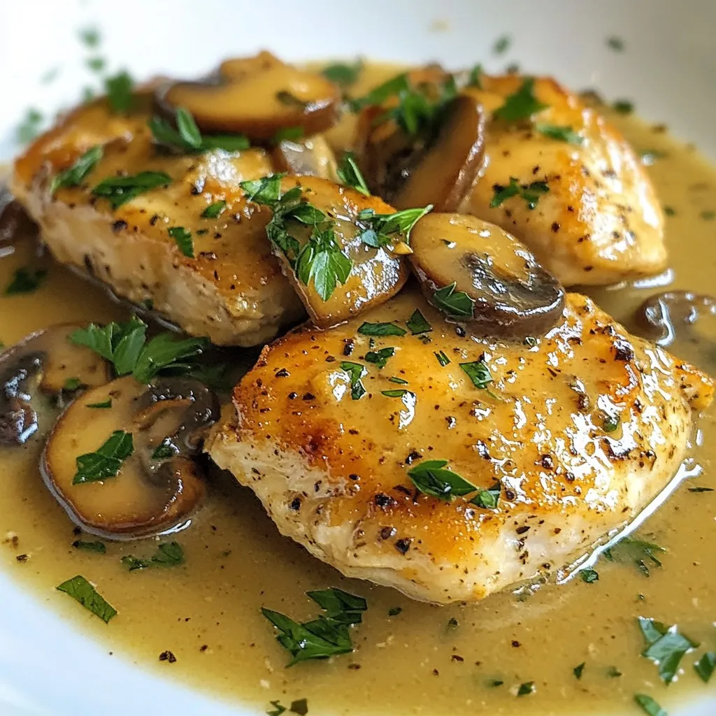 Creamy Chicken Marsala Flavorful Dinner Recipe