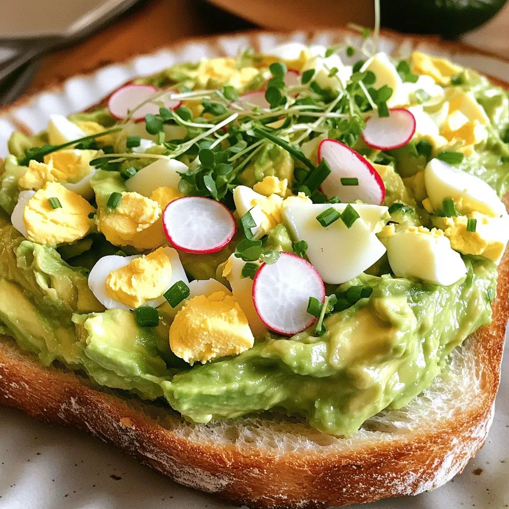 Avocado Egg Salad Creamy and Flavorful Delight