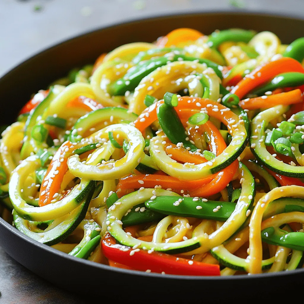 Zucchini Noodle Stir Fry Quick and Flavorful Recipe