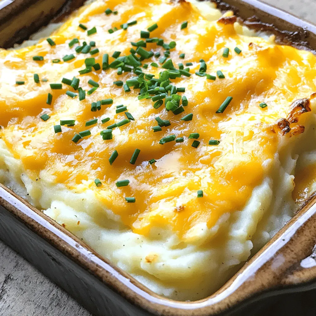 Cheesy Mashed Potato Casserole Rich and Creamy Delight