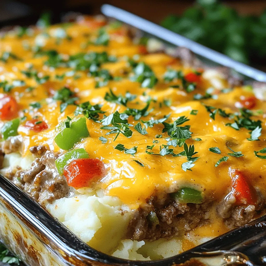 Cheesy Loaded Meatloaf Casserole Tasty Comfort Dish