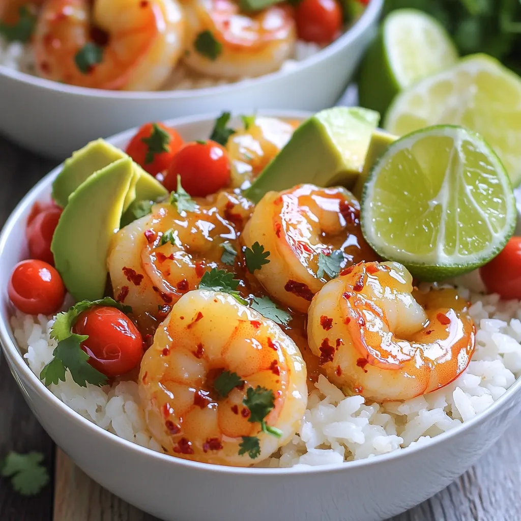 Garlic Chili Lime Shrimp Bowls Flavorful Delight Recipe