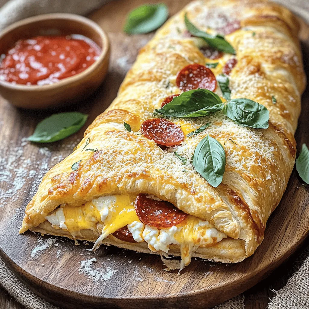 Irresistible Cheese and Pepperoni Stromboli Delight Recipe