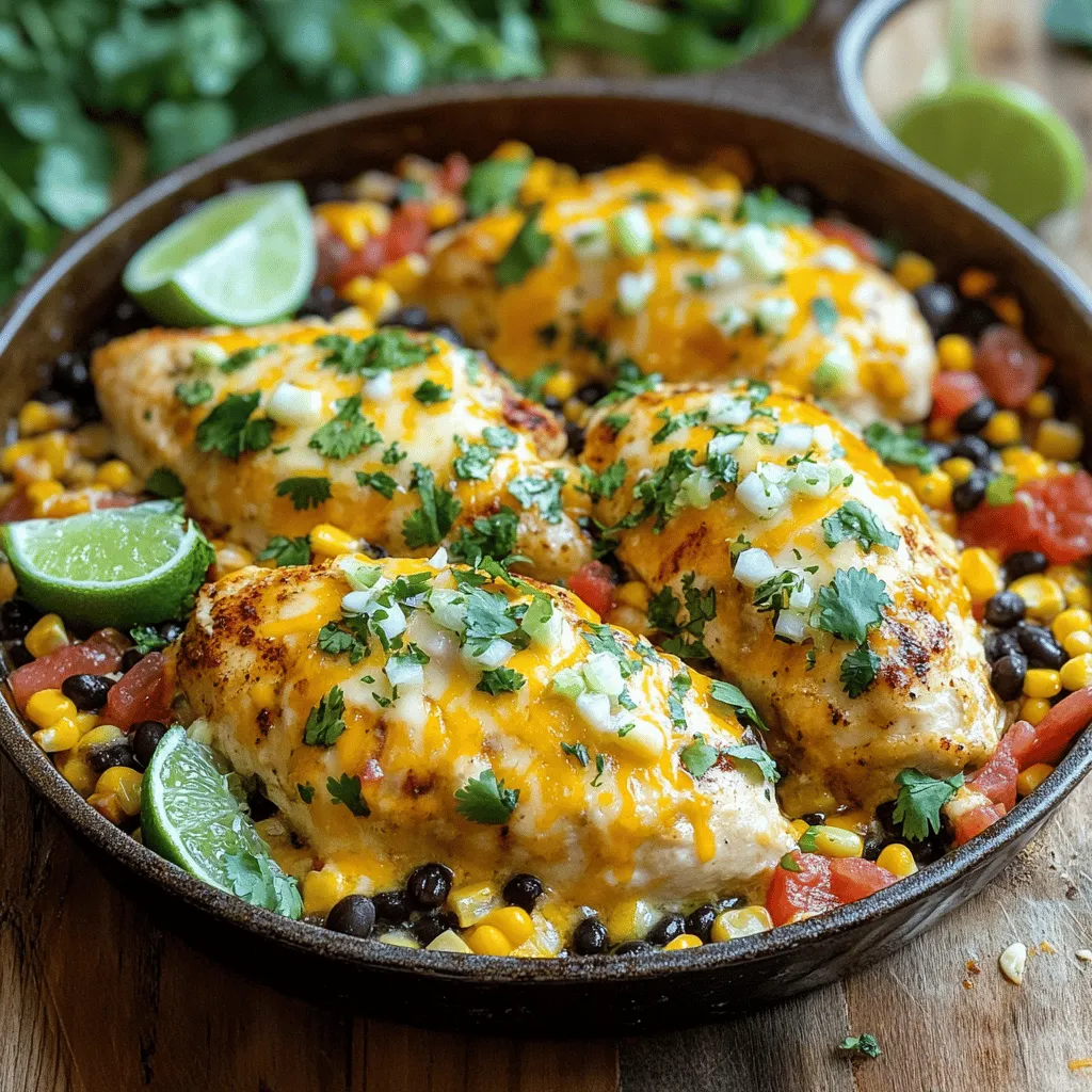 Mexican Chicken with Cheese Sauce Flavorful Delight