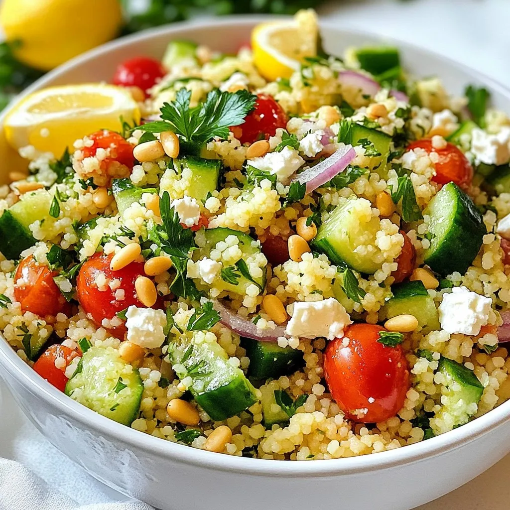 Lemon Herb Couscous Salad Fresh and Tasty Delight