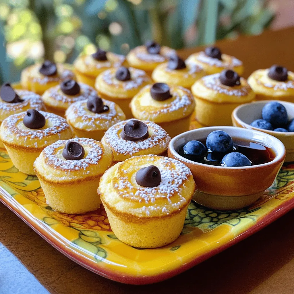 To make pancake mini muffins, you need a few simple ingredients. The key ingredients for the base recipe are: