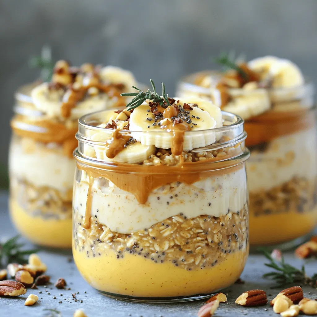 Peanut Butter Banana Overnight Oats Easy and Healthy Meal