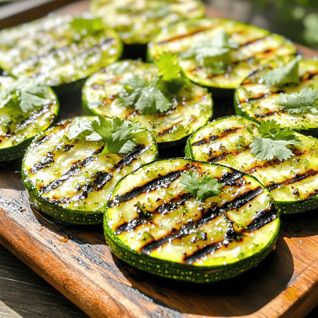 Chili Lime Grilled Zucchini Flavorful and Easy Dish