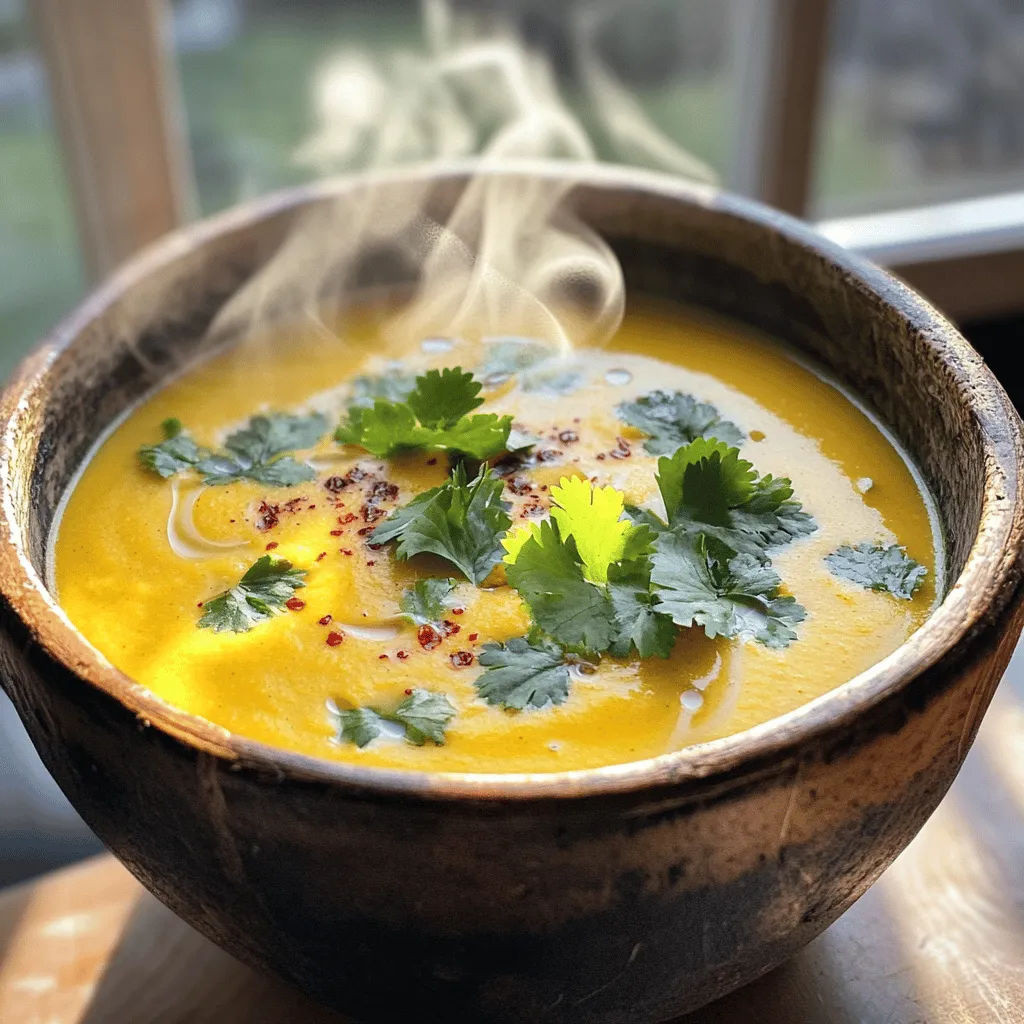 Coconut Curry Butternut Squash Soup Flavor Burst