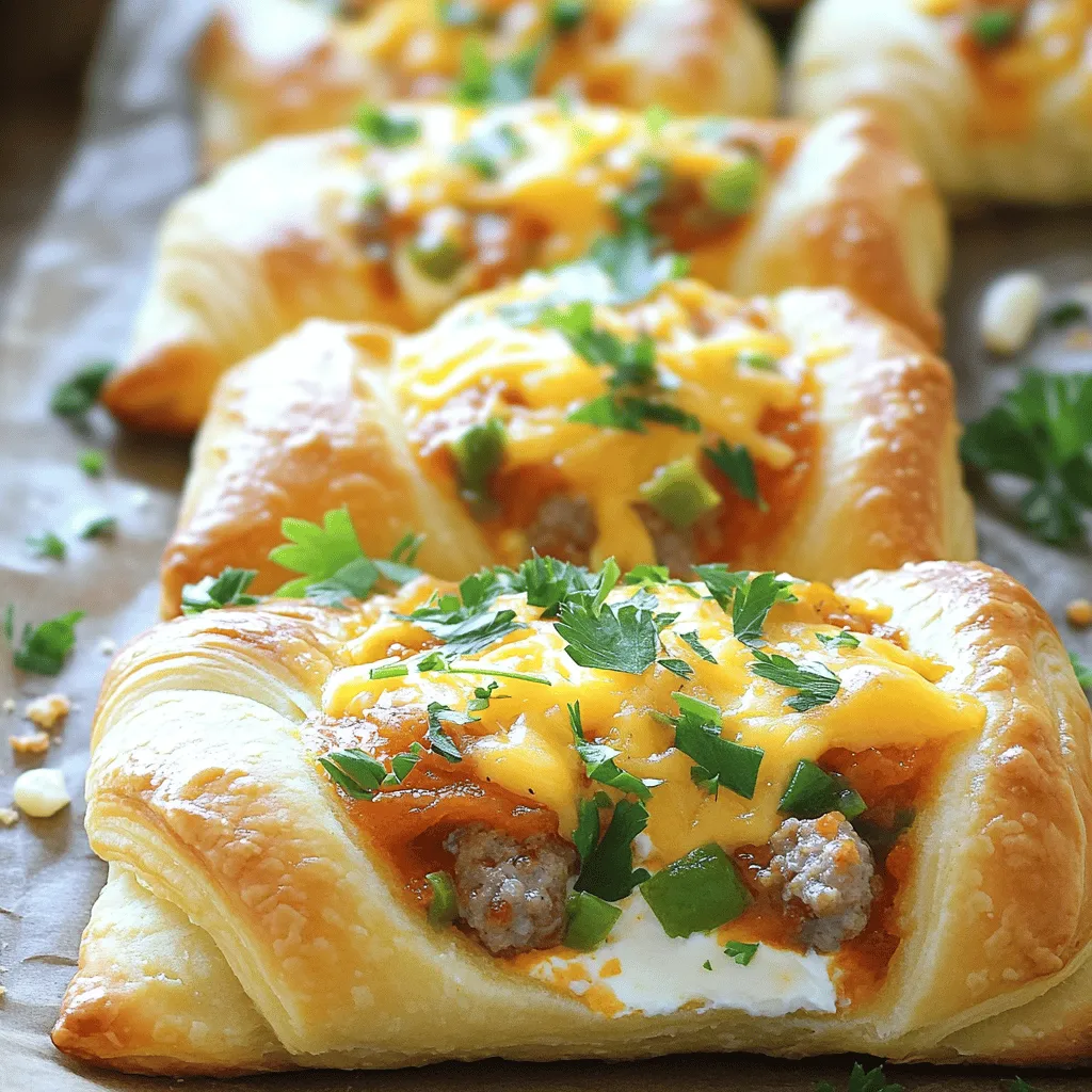 Rotel Sausage &#038; Cream Cheese Crescents Simple Snack