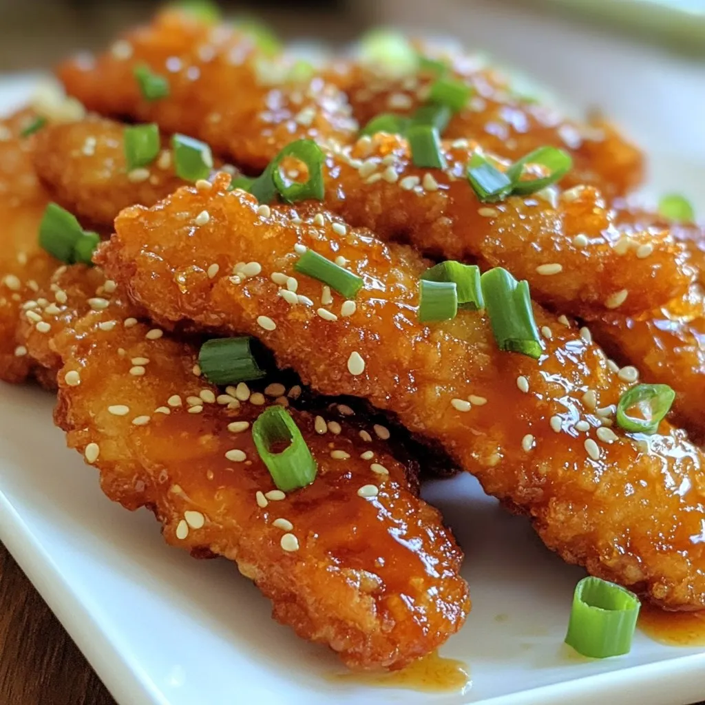 Sriracha Honey Chicken Tenders Flavorful and Crispy