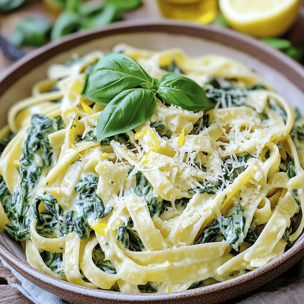 Creamy Spinach Pasta Quick and Flavorful Meal