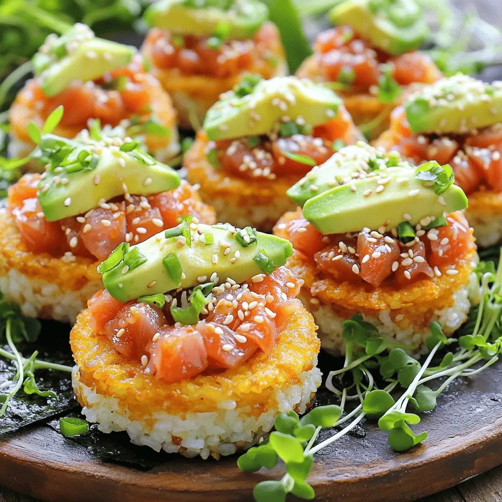 To make spicy tuna crispy rice, you need a few key ingredients. First, sushi rice is a must. It has a sticky texture that holds well when fried. You will require one cup of sushi rice and one and a quarter cups of water.