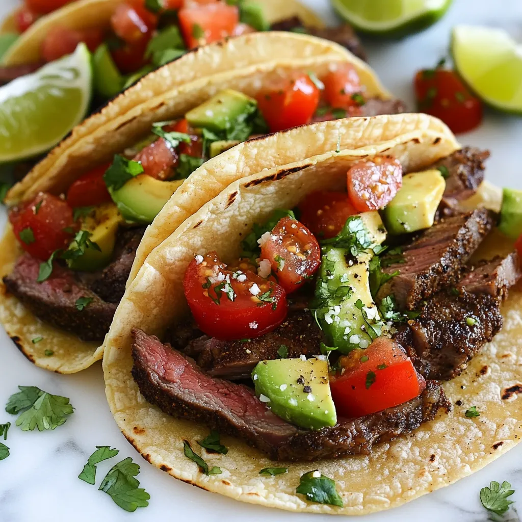Coffee Rubbed Steak Tacos Flavorful and Hearty Meal