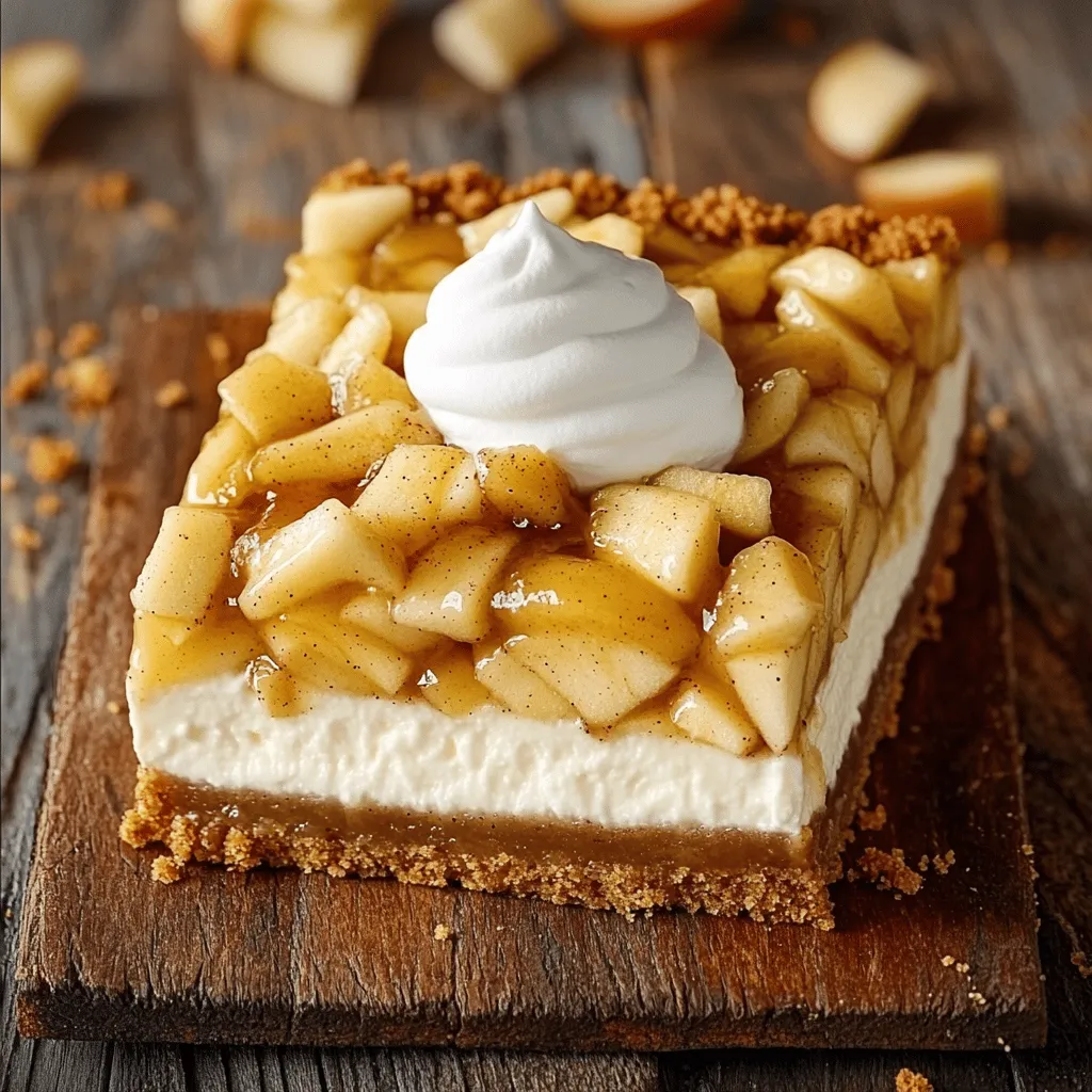Apple Pie Stuffed Cheesecake Delightful Dessert Treat