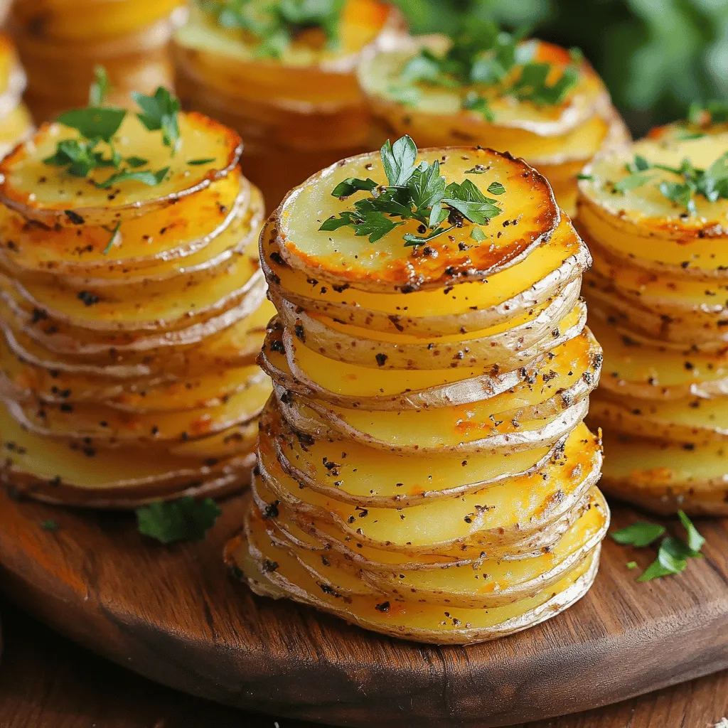 The magic of Healthy Garlic Potato Stacks lies in the ingredients. Here’s what you need: