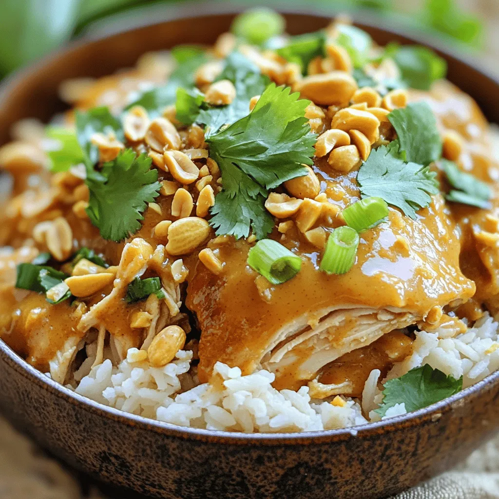 Slow Cooker Peanut Chicken Flavorful Dinner Idea