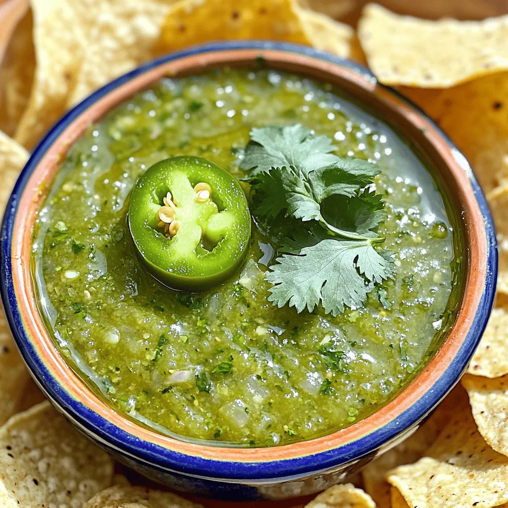 Homemade Salsa Verde Fresh and Flavorful Recipe
