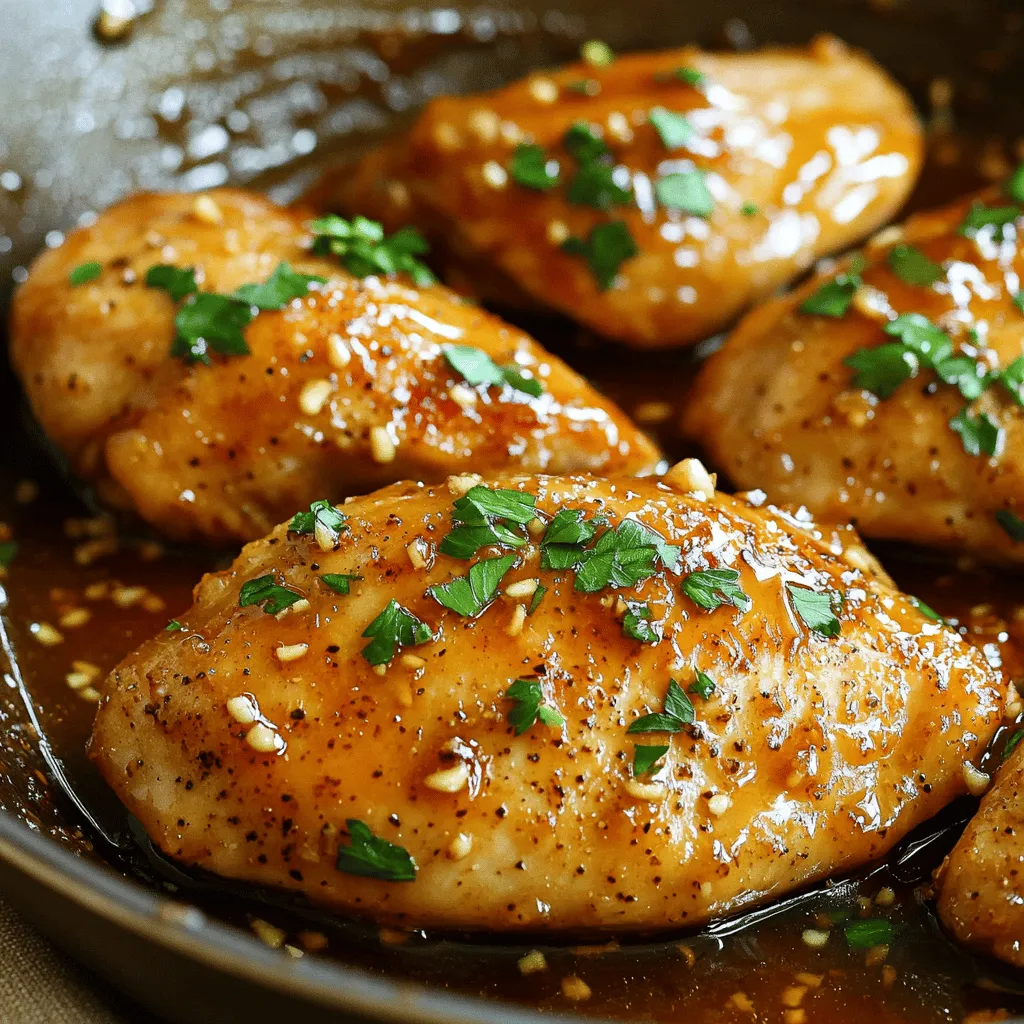 One-Pan Honey Garlic Chicken Breasts Quick and Easy Meal