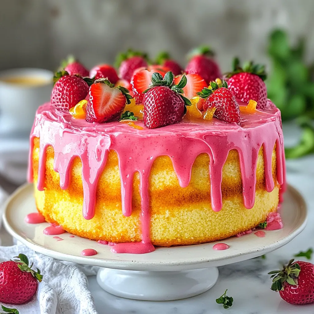 Strawberry Lemonade Cake Fresh and Flavorful Delight