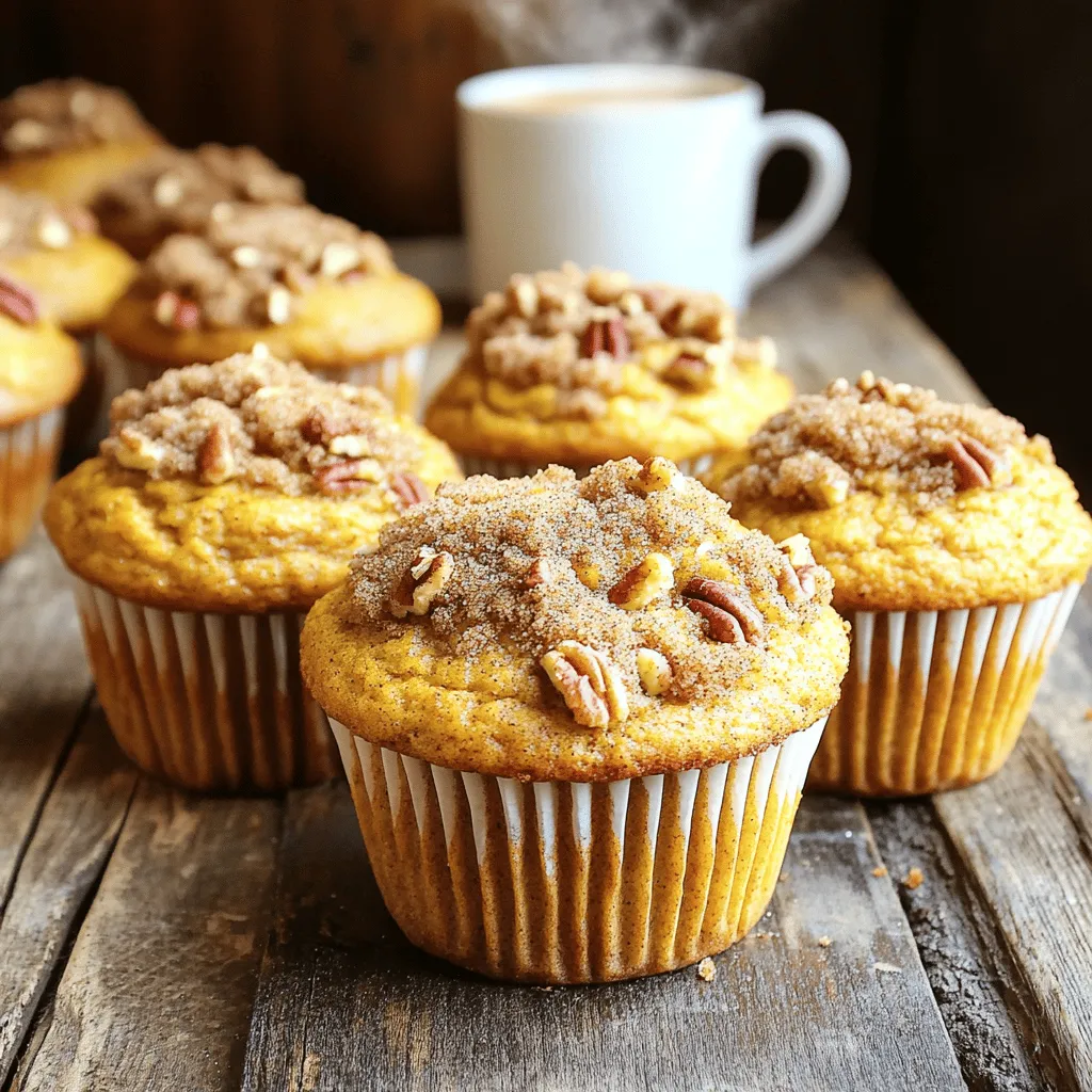 Pumpkin Spice Coffee Cake Muffins Tasty Fall Treat