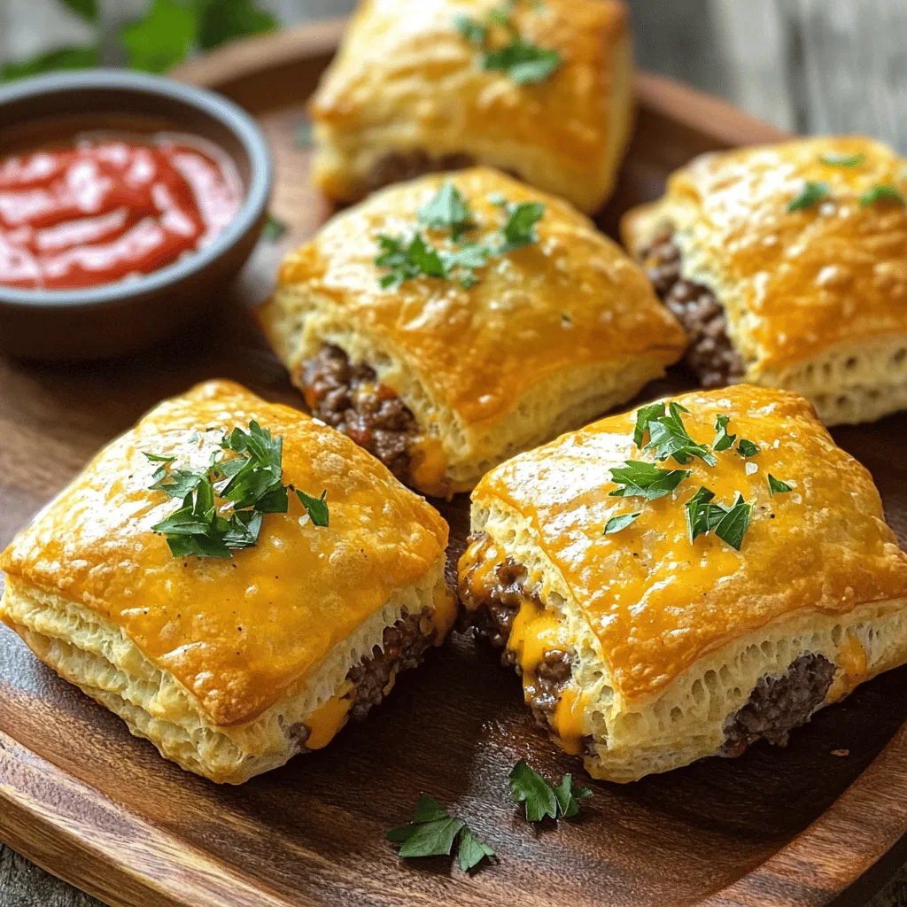 Garlic Parmesan Cheeseburger Bombs Flavorful Easy Appetizer