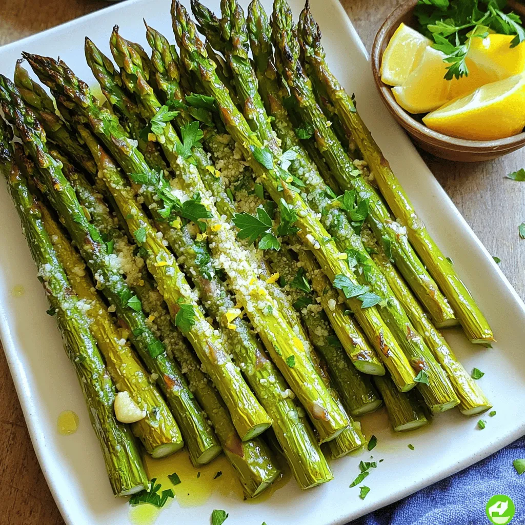 Lemon Garlic Roasted Asparagus Flavorful Side Dish