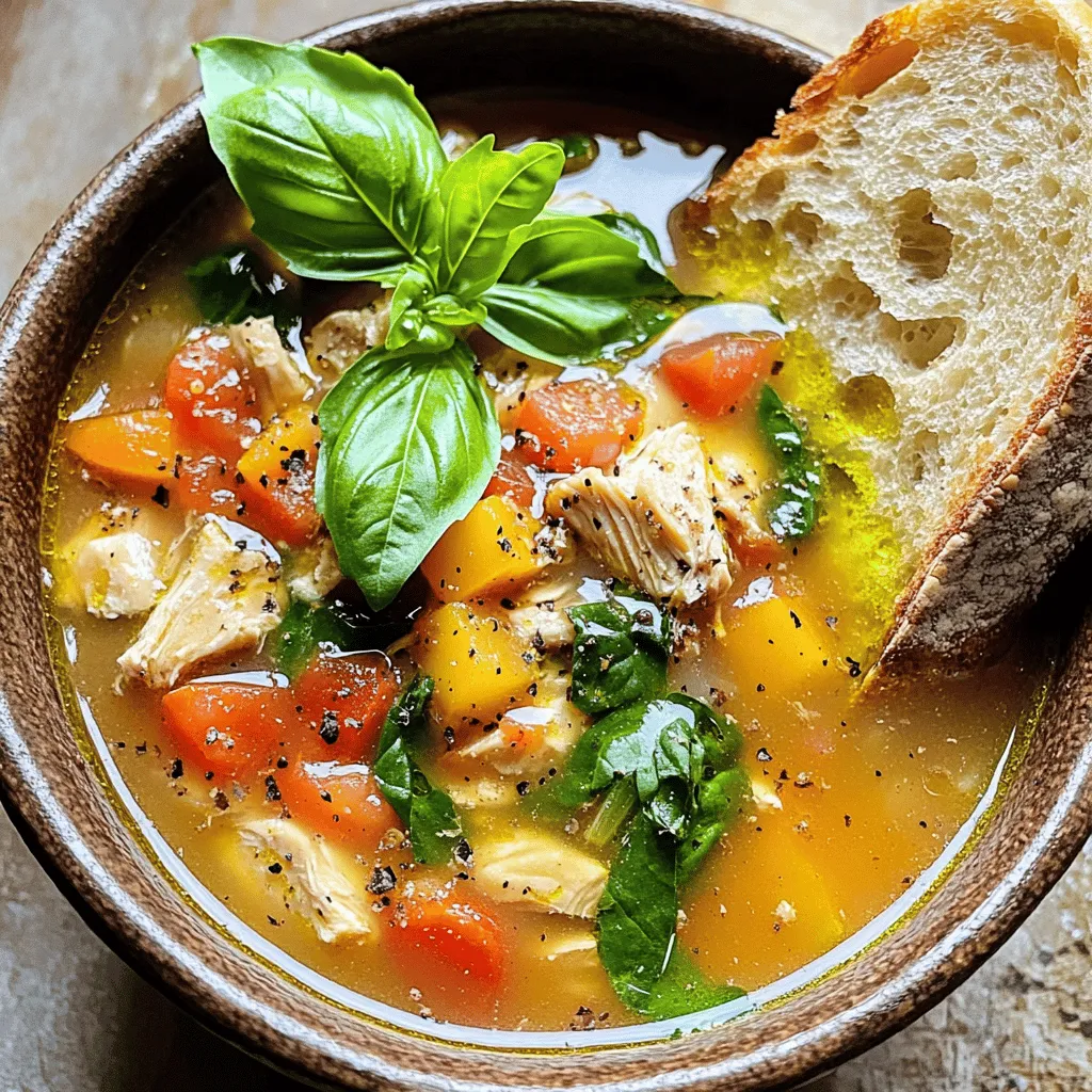 Tuscan Chicken Soup Flavorful and Hearty Dish