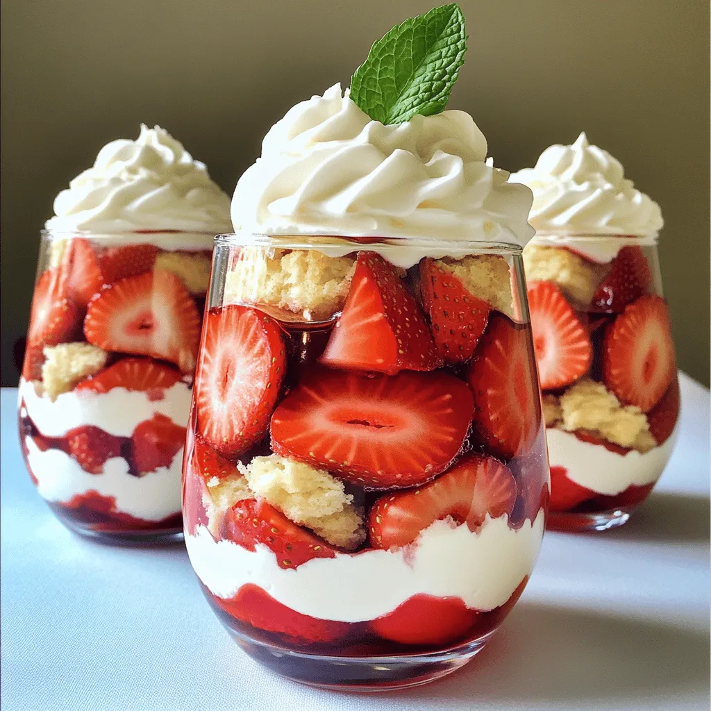 Strawberry Shortcake Parfaits Delightful Summer Treat