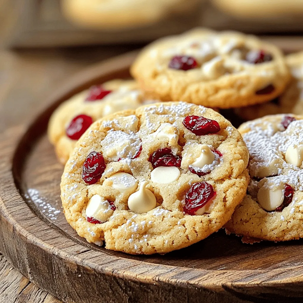 White Chocolate Cranberry Cookies Delightfully Simple Recipe
