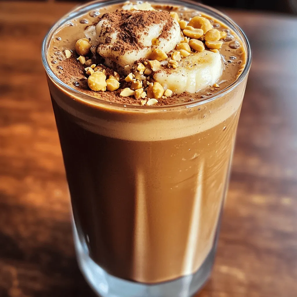 Mocha Peanut Butter Protein Shake Simple and Tasty Mix