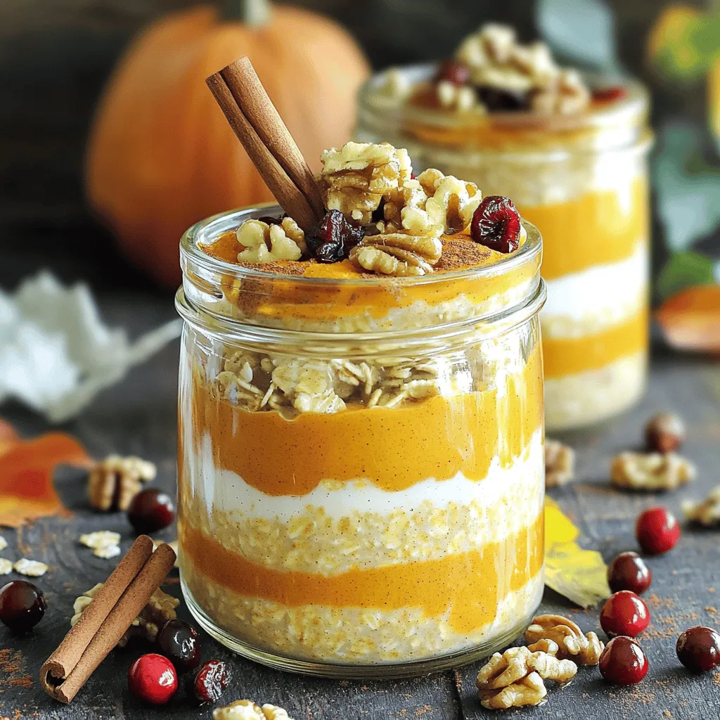 Pumpkin Spice Overnight Oats Easy Fall Recipe
