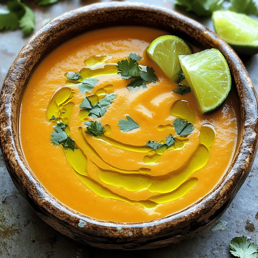 Cashew carrot ginger soup is a tasty and healthy option. It blends simple ingredients into a creamy delight. This soup is full of flavor and nutrition.