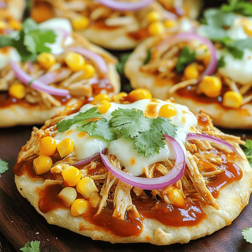 Air Fryer BBQ Chicken Flatbreads Tasty and Simple Meal