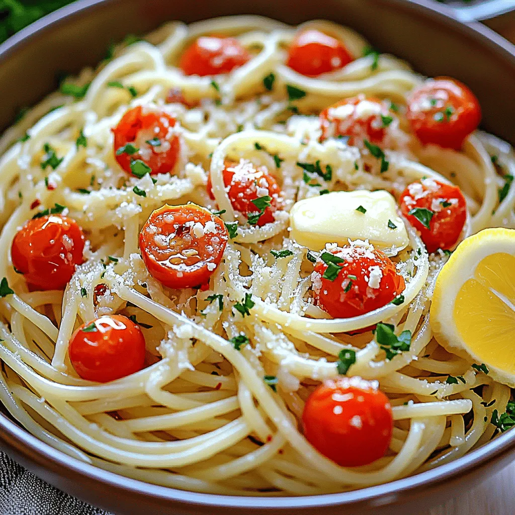 To make a great garlic butter pasta recipe, you need some key items. First, choose your pasta. I love spaghetti or fettuccine for this dish. They hold the sauce well and give a nice bite.