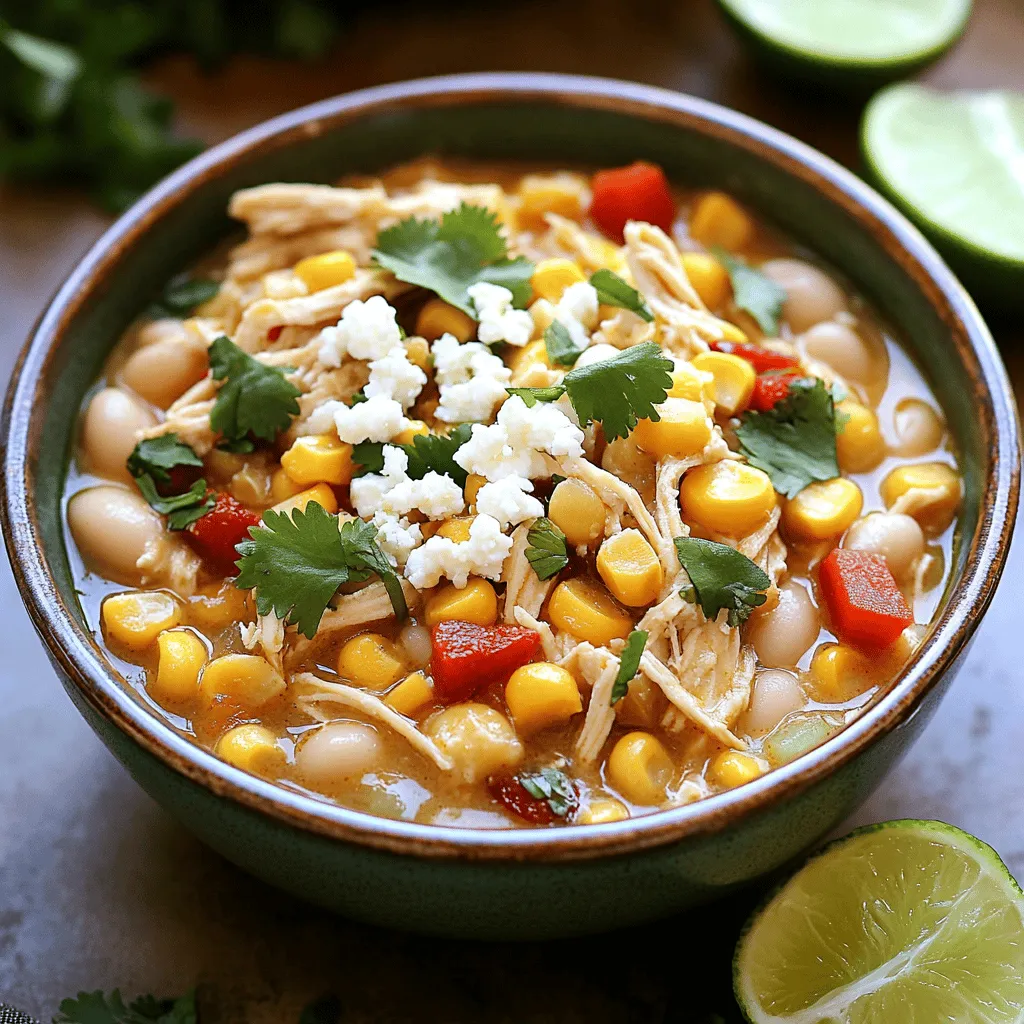 Mexican Street Corn White Chicken Chili Delight