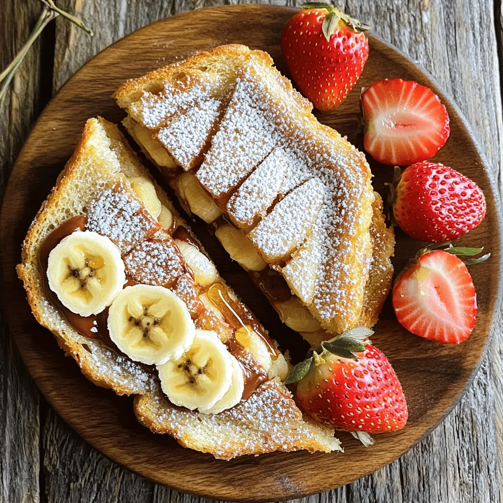 Savory Banana Nutella With Strawberry Dessert Recipe