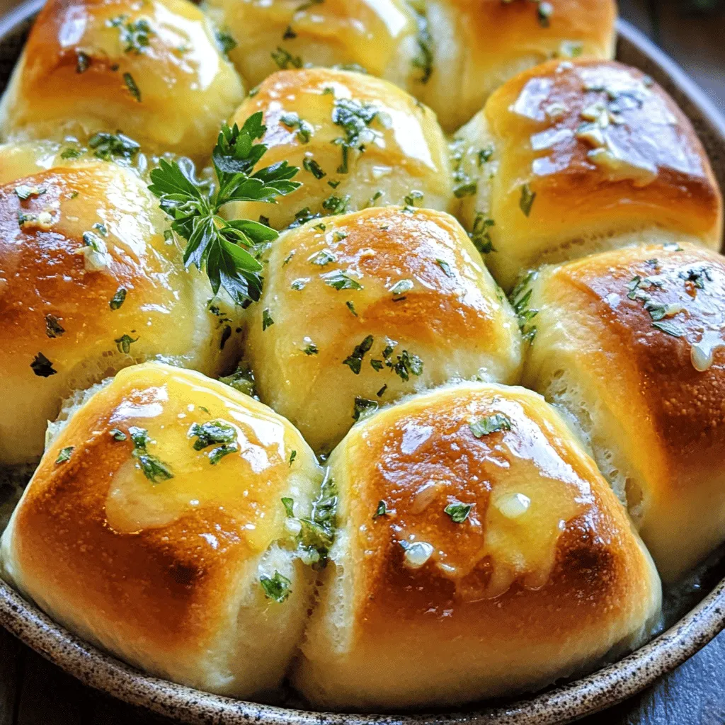 Herb Garlic Pull-Apart Rolls Simple and Flavorful Snack