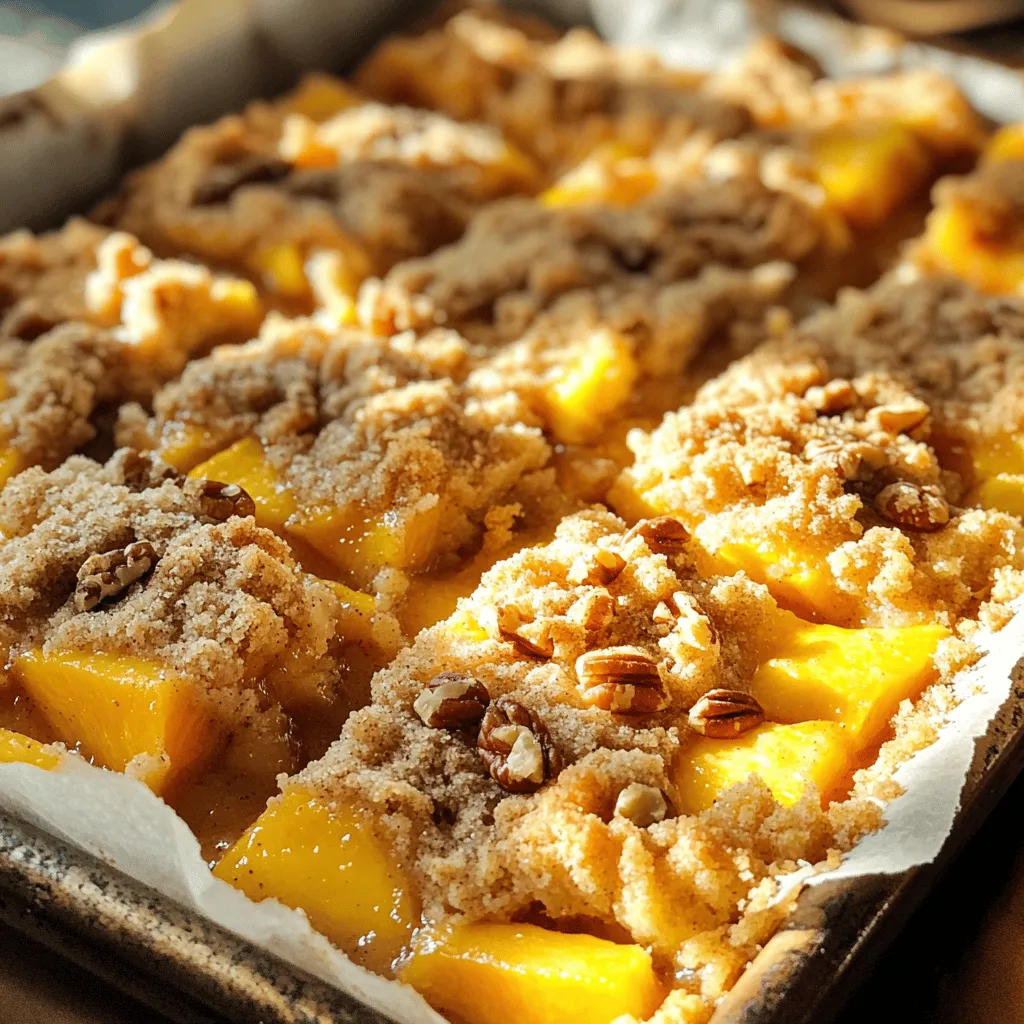 Peach Cobbler Bars Delicious and Easy Dessert Recipe