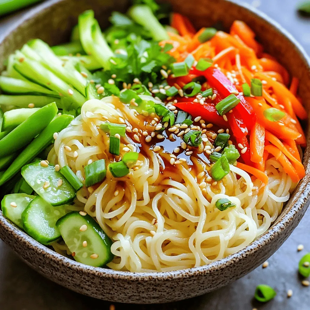 Savory Sesame Ginger Noodle Bowls Quick and Easy Meal