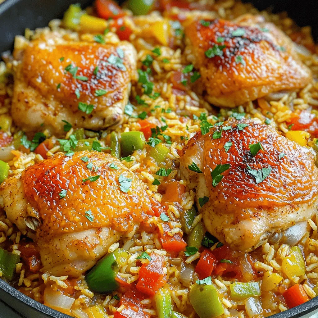One-Pan Cajun Chicken and Rice Flavorful Dinner Delight