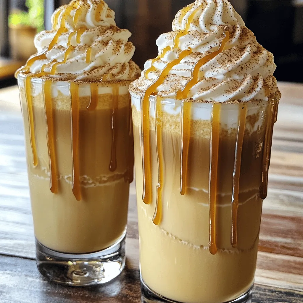 Caramel Snickerdoodle Frappe Delightfully Creamy Treat