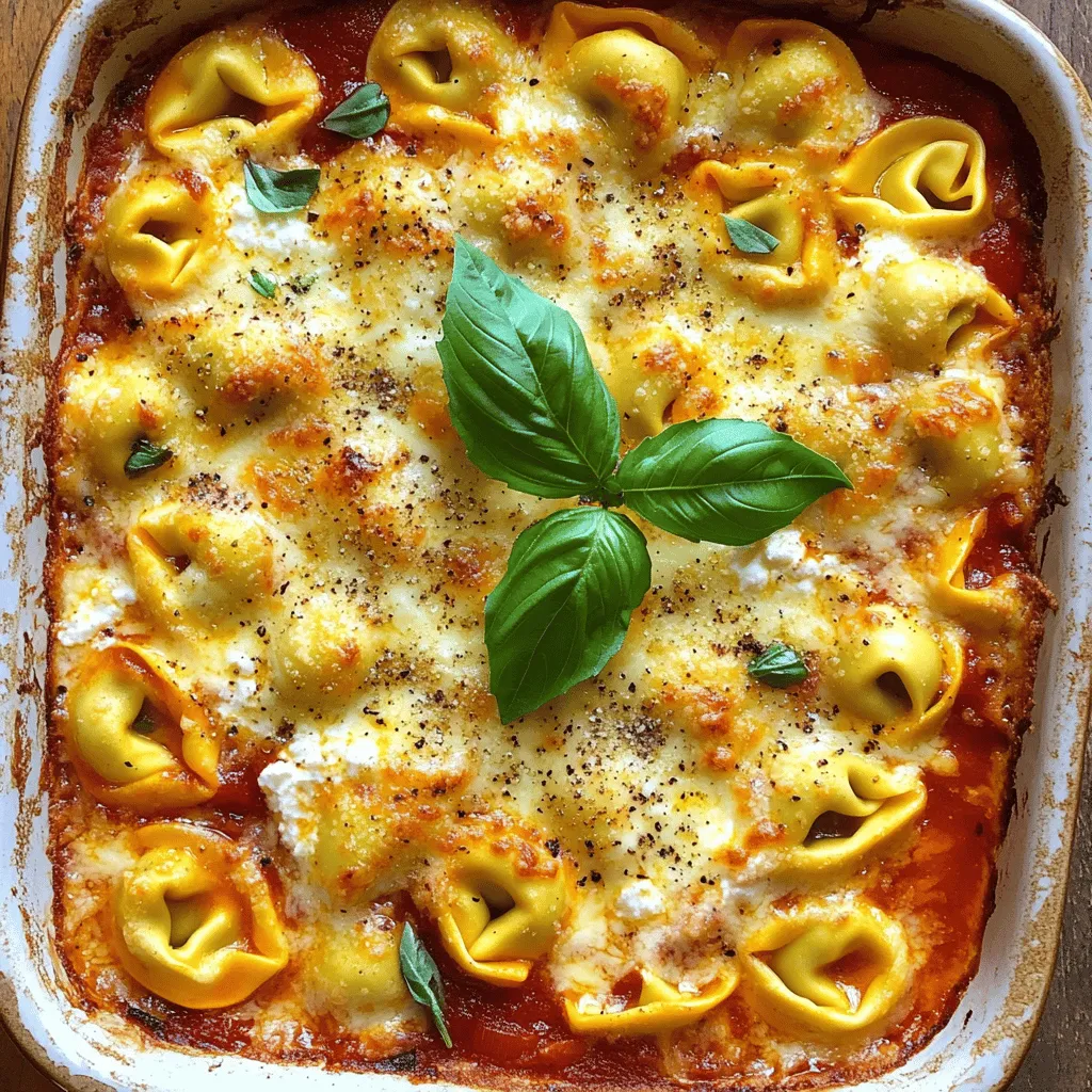 Cheesy Baked Tortellini Comforting Family Favorite Meal