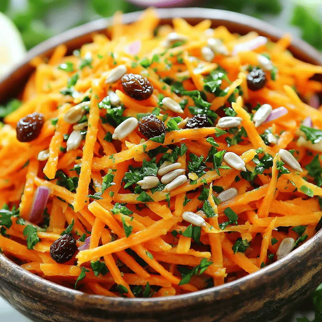 French Carrot Salad with Lemon Dijon Dressing Delight
