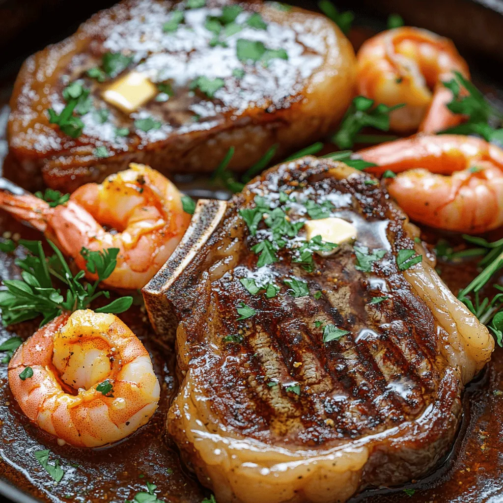 Beef Ribeye Steak &#038; Jumbo Shrimp Flavorful Pairing Guide