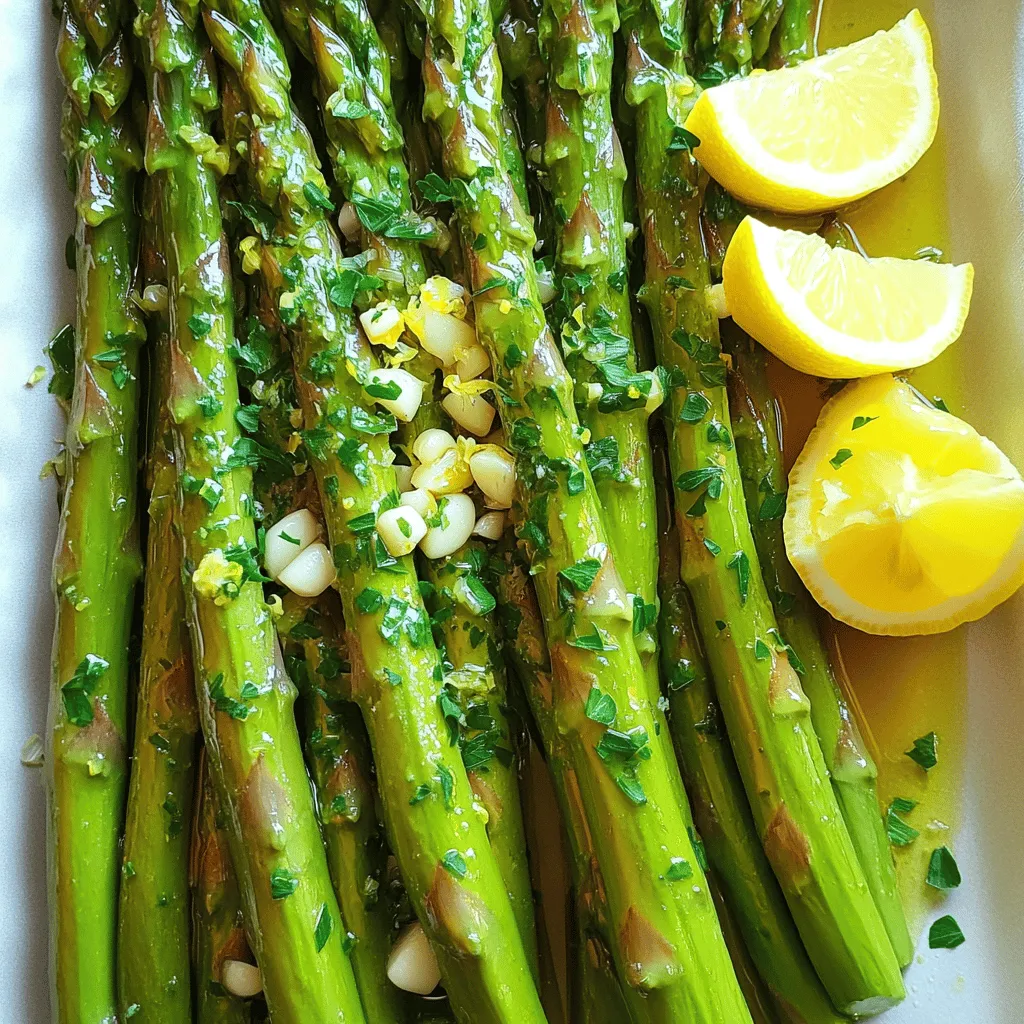 Lemon Garlic Asparagus Tasty and Simple Side Dish