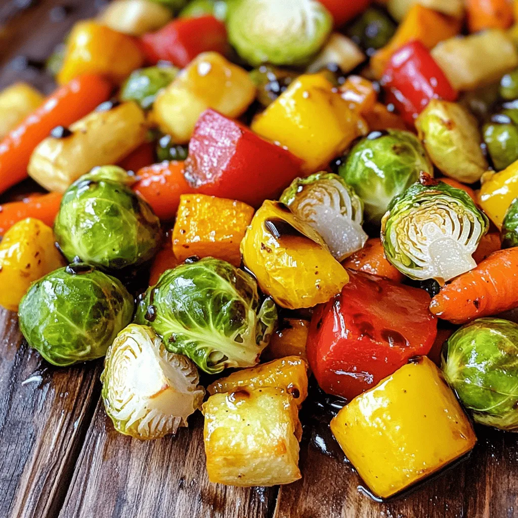 Honey Balsamic Roasted Vegetables Flavorful and Easy Dish