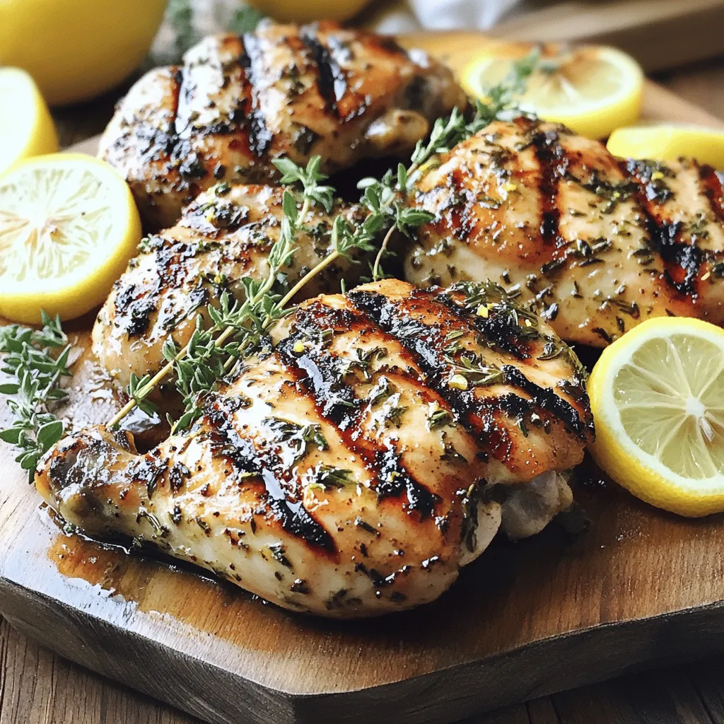 Lemon Herb Grilled Chicken Juicy and Flavorful Meal