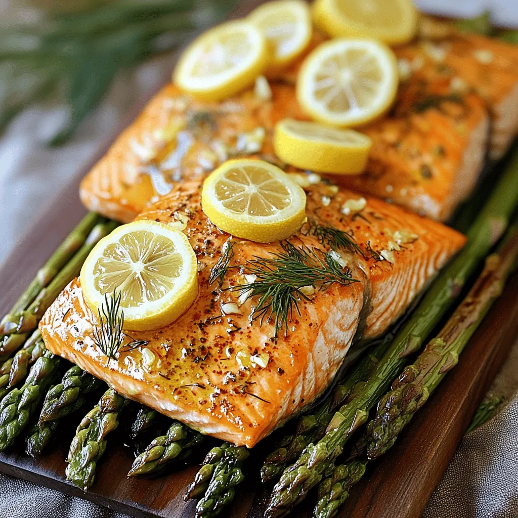 To create a perfect baked salmon dish, you need key ingredients. First, choose fresh salmon fillets. I prefer wild-caught salmon for its rich flavor. You can use any variety, like sockeye or king salmon, as they both work well.