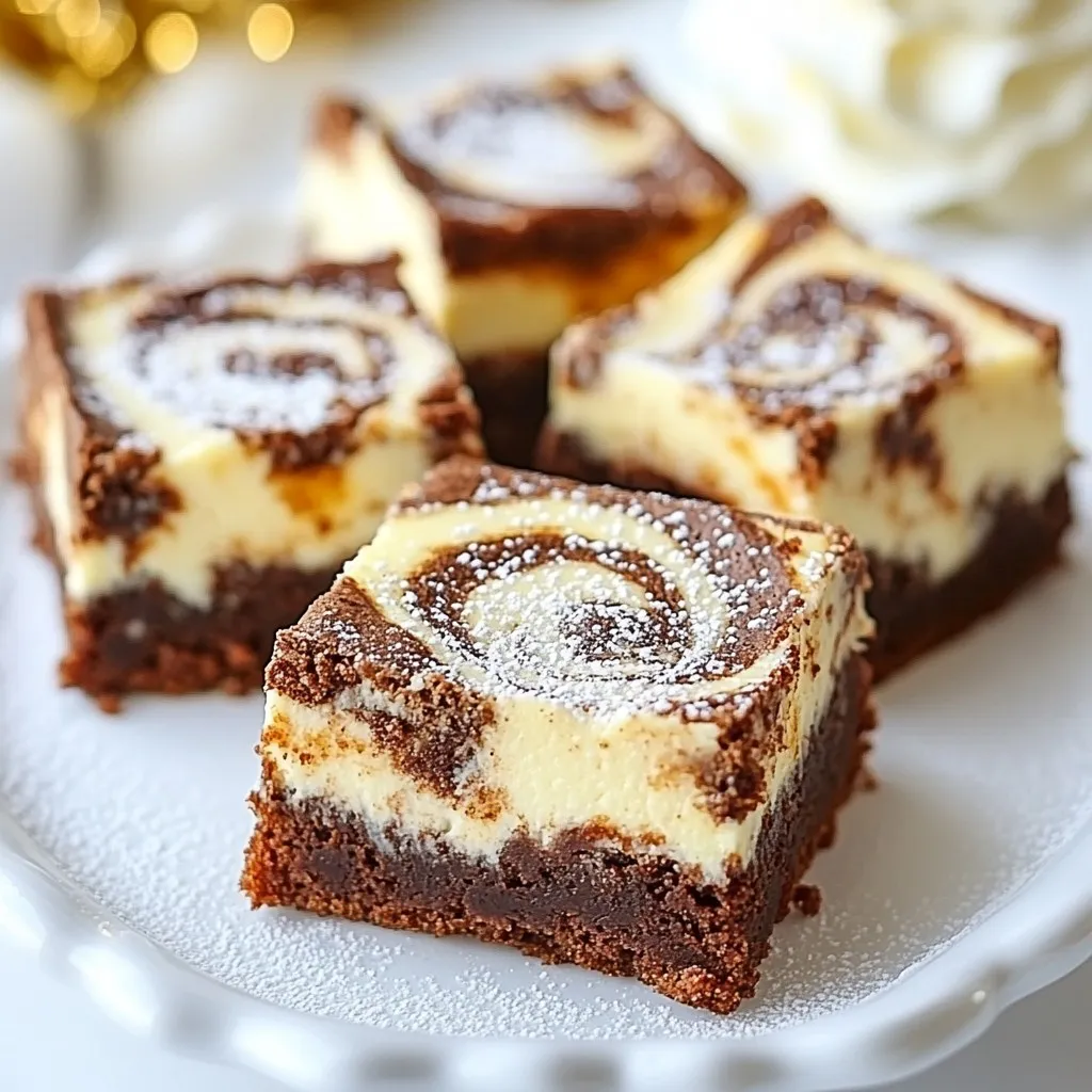 Gingerbread Cheesecake Brownies Irresistible Holiday Treat